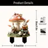 Amazon Páscoa Porta-Ovo Colorido Coelho Fofo Acrílico Escultura de Jardim para Exterior Decoração de Chão Adereços de Pátio