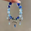 Pulseira Super Fada de Contas Quebradas Popular de Venda Quente Atacado Estrela Borboleta Estilo Fresco de Luxo Leve Pulseira de Melhor Amiga Namorada Presente