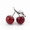 Estilo Coreano Ins Alta Qualidade Elegante Liga Galvanizada Brilhante Cereja Pera Pingente Acessórios DIY Bolsa Feminina Pingente