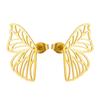 Ge Xiang nueva fuente mayorista moda simple aretes de acero inoxidable 304 con lazo de temperamento para damas de alta gama