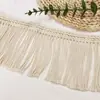 Venta al por mayor del fabricante Cuerda Trenzada de Algodón Puro Hilo Retorcido Borla de Encaje Cuerda Trenzada Borla Accesorios para Ropa Cortinas Accesorios