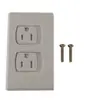 Nuevo Panel Embellecedor para Enchufe de Pared Americano Cubierta Protección de Suministro Eléctrico Seguridad Infantil Cubierta de Verificación Estándar Americano