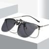 Óculos de Sol Novo Estilo 2026 com Lentes Clip-On para Dirigir, Flip-Up, Óculos de Sol Polarizados Coloridos para Mulheres, Lentes Clip-On para Miopia, Pesca, Atacado Masculino
