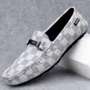 Al por mayor Zapatos tipo Beanie Transpirables Antideslizantes de Otoño Tendencia para Hombre Zapatos de Cuero Genuino Suela Blanda Superficie Suave Mocasines Casuales para Hombre