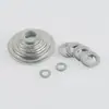 Suministro en stock de arandelas planas 304316m6-m48 juntas de acero inoxidable, arandelas de sellado metálicas, arandelas planas
