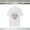 Comércio Exterior Nova Casablanca Manga Curta Terra dos Sonhos Porta Logo em Letra Estampado Distintivo Gola Redonda Manga Curta Camiseta