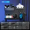 Sala de eSports Textura de Fibra de Carbono Plástico Tablero Perforado Accesorios DIY Estante de Almacenamiento Montado en Pared Sin Taladro Estante de Almacenamiento de Gama Alta
