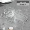 Tazón de Lavandería Tazón de Plástico Transparente para el Hogar Integrado Engrosado Extra Grande Remojo de Pies con Tabla de Lavar para Bañera de Bebé