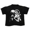 2024 top retro holgado de moda urbana deportiva y2k de hombre europeo y americano transfronterizo camiseta de manga corta para hombre y mujer