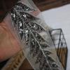 Lantejoulas Malha Bordada Contas Renda DIY Vestido Roupas Vestido Dança Roupas Cortina Decoração Acessórios