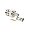 Conector Coaxial RF BNC-C-J-3Q9/BNC Adapta para Syv50-3/Rg58 e Outros Conectores de Cabo