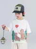 Camiseta de manga corta para niño Lanweiliyang ropa de verano 2026 nueva ropa para niños top fino de verano para bebé