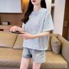 Verão Novo Estilo Quente Design de Furo de Diamante Solto Emagrecimento Look Curto Nicho Moda Gola Redonda Camiseta Manga Curta Top para Mulheres