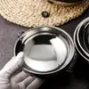 Tigela de Aço Inoxidável Espessada Camada Dupla Tigela Infantil Jardim de Infância Tigela Pequena Tigela Térmica Cantina Tigela Especial para Sopa e Arroz Tigela para Macarrão Instantâneo