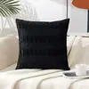 Funda de Almohada de Terciopelo al por Mayor de Fábrica Tira para Colocar Ola de Almohada Almohada para Sofá Cojín Almohada para Cintura de Mesita de Noche Venta Caliente Transfronteriza
