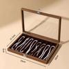 Caja de almacenamiento para pulseras rojas de Internet, joyero con tapa, a prueba de polvo, para colgantes, pendientes y pulseras de jade.