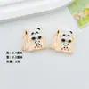 Dibujos Animados Lindo Casual Panda Resina Accesorios DIY Hecho a Mano Crema Gel Pasador Hebilla de Zapato Pegatina de Refrigerador Material para Joyería