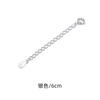 S925 Sterling Silver Extended Chain Bracelet Colar Handmade DIY Acessórios Gotejamento Ajustável Cauda Longa Cadeia