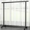 Perchero de pie para uso en interiores en el hogar, perchero para sala de estar, dormitorio, de una sola barra, engrosado, móvil, perchero simple para abrigos y sombreros para balcón