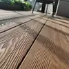 Piso Exterior de Madera Plástica Anti-Corrosión Impermeable Tablero de Madera-Plástico Coextruido de Segunda Generación Terraza Jardín Balcón Valla Mejora Anti-Corrosión
