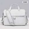 Bolsa de Portátil de Alta Gama para Viajes de Negocios 14 pulgadas para Hombres y Mujeres Felpa Resistente a Golpes Impermeable Piel de PU Bolsa para Portátil