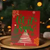 Plantillas de pintura hueca para decoración navideña europea y americana, plantillas de calco, garabato y decoración para manualidades infantiles