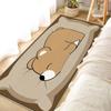 Alfombra de Dibujos Animados de Animales Pequeños para Habitación Infantil Terciopelo Cristal Hogar Antideslizante y Resistente a las Manchas Felpudo Completo Se Puede Personalizar el Tamaño
