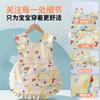 Overol de verano para bebé Vestido de princesa para niña Babero para niños impermeable a prueba de suciedad Bolsillo para arroz Delantal para pintar Algodón puro Fino
