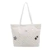 Bolso grande de alta capacidad nuevo, bolso de lunares para mujer, versión coreana, bolso tote de nicho para el día a día, bolso de hombro casual de moda para el trabajo