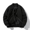 Chamarra bomber de cuello alto engrosada con algodón plus, ropa de trabajo personalizada, logotipo estampado, camisa publicitaria, abrigo gabardina, bordado, herramental
