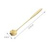 Colheres de Lembrança de Aço Inoxidável com Cabo Longo e Curto, Coração Dourado, Flor de Rosa, Colher de Cerejeira para Café e Sobremesa, Requintada para Uso Diário