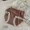 Falda Xiaolan Estilo Nuevo R032 Algodón Transpirable Inferior Borde de Encaje Francés Hilo de Tornillo Pantalones Cortos de Niña Cintura Media Braguitas de Mariposa
