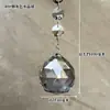 Acessórios para Lâmpada de Cristal Bola de Cristal Colorida Bola de Diamante Bola de Milho 30 # Diâmetro 40mm Pingente para Decoração de Casamento