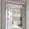 Cortina de puerta con forma de corazón para perro, para niña, para dormitorio, sala de estar, hogar, perforada, para niños, decoración, enseñanza, cortina colgante comercial