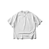 Nanxia Disfarçada como uma Marca de Moda Americana, Nova Camiseta de Verão com Patchwork Estampado Retrô e Gola Redonda, Camiseta Masculina de Manga Curta