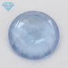 Huagang Gem Round Flat Bottom Triangular Face Vidro Azul Claro Pedra Nua Rosa Faceta Cor Artificial Contas Espalhadas Panjia Stone