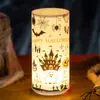 Vela Electrónica de Halloween Vela Decorativa de Halloween Atrezzo de Terror Luz Nocturna Suministros de Decoración para el Ambiente de Halloween
