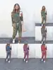 2022 Pronta-Entrega Outono e Inverno Feminino Nova Roupa Transfronteiriça Europeia e Americana Amazon Solta Cor Pura Manga Longa Casual Conjunto
