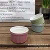 Amazon mismo estilo tazón de pudín 4.5 oz cerámico Shufulei tazón pequeño para hornear horno de microondas tazón para hornear ventas directas de fábrica