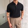 Camiseta POLO casual delgada de verano para hombre, corte slim, estilo coreano, manga corta, marea, comercio exterior, transfronteriza, fábrica, venta al por mayor