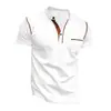 Directo de Fábrica, Exclusivo Transfronterizo Camiseta de Manga Corta para Hombre Nueva de Verano Secado Rápido Moda Casual Estilo Americano Gallina