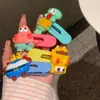 Clip de Pelo Acrílico de Bob Esponja Estilo Japonés y Coreano Nuevo Verano 2025 Accesorio para el Cabello Dulce y Fresco para Niñas