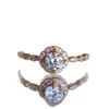 Anel de Diamante Chiba Fashion Wedding Design de Nicho Estilo Ins Europeu e Americano Celebridade de Alto Padrão Super Brilhante Anel Aberto