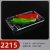 Fabricante Personalizado Bandeja Blister Descartável Transparente para Frutas e Vegetais Bandeja Blister Plástica Retangular para Carne Fresca Supermercado
