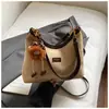 Bolso de Axila Popular de Moda para Mujer 2025 Nuevo Retro Textura Mate Bolso Cruzado Gran Capacidad Bolso de Hombro para Viajes