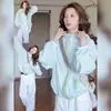 Cortavientos Ropa con Protección Solar Holgada para Mujer 2026 Nuevo Estilo Chaqueta Fina de Principios de Primavera para Mujer Estilo Montaña Pequeña Conjunto de Ropa de Trabajo