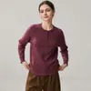 Suéter de cashimere com fio floral para outono e inverno para mulheres, gola redonda semiaberta, tricô grosso, mangas raglan, macio e confortável, peça básica moderna