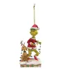 Natal Novo 2D 2025 Monstro de Cabelo Verde Decoração de Natal Pingente de Acrílico Ornamento de Árvore de Natal Desenho Animado
