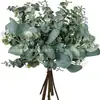 Eucalipto Verde Artificial com Frutas para Arranjo de Flores Decoração, Paisagismo de Casamento, Arranjo em Vaso para Casa, Flores de Eucalipto Artificiais Estilo Floresta