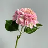 Flores Artificiales de Alta Gama con Tacto Realista y Efecto Hidratante, Hortensias en Color Café, Hortensias Vintage, Adecuadas para Decoración de Bodas en Hoteles y Casas de Huéspedes y Habitaciones Modelo